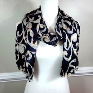 Ann Taylor shimmer paisley scarf